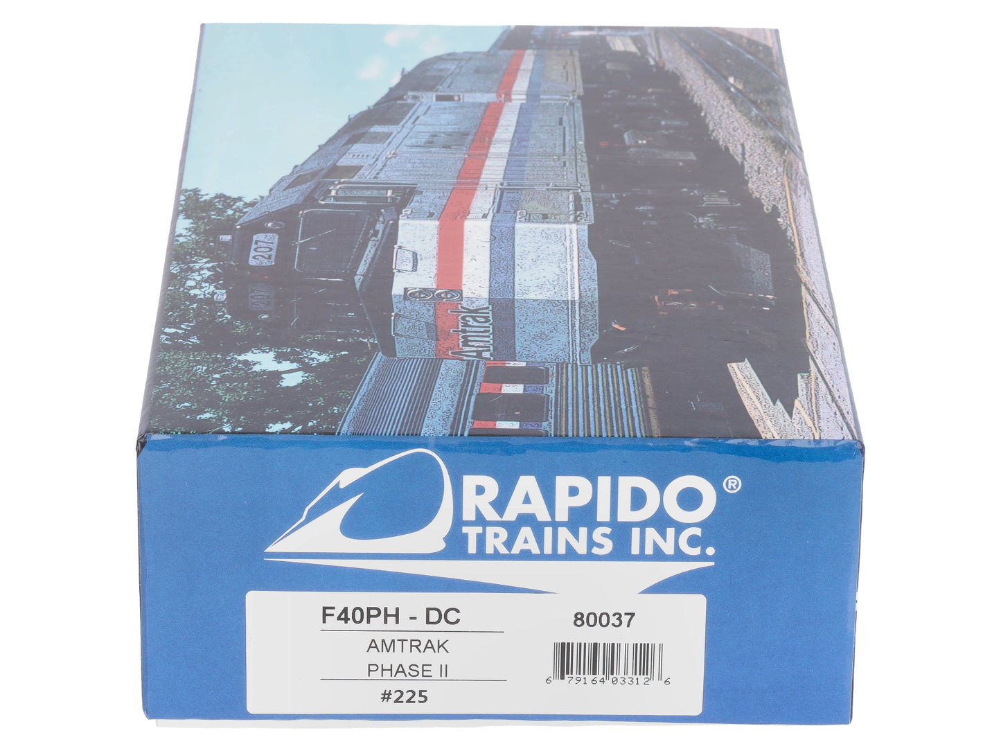 Rapido Trains 80037 HO Amtrak EMD F40PH Diesel Locomotive #225 - Standard DC