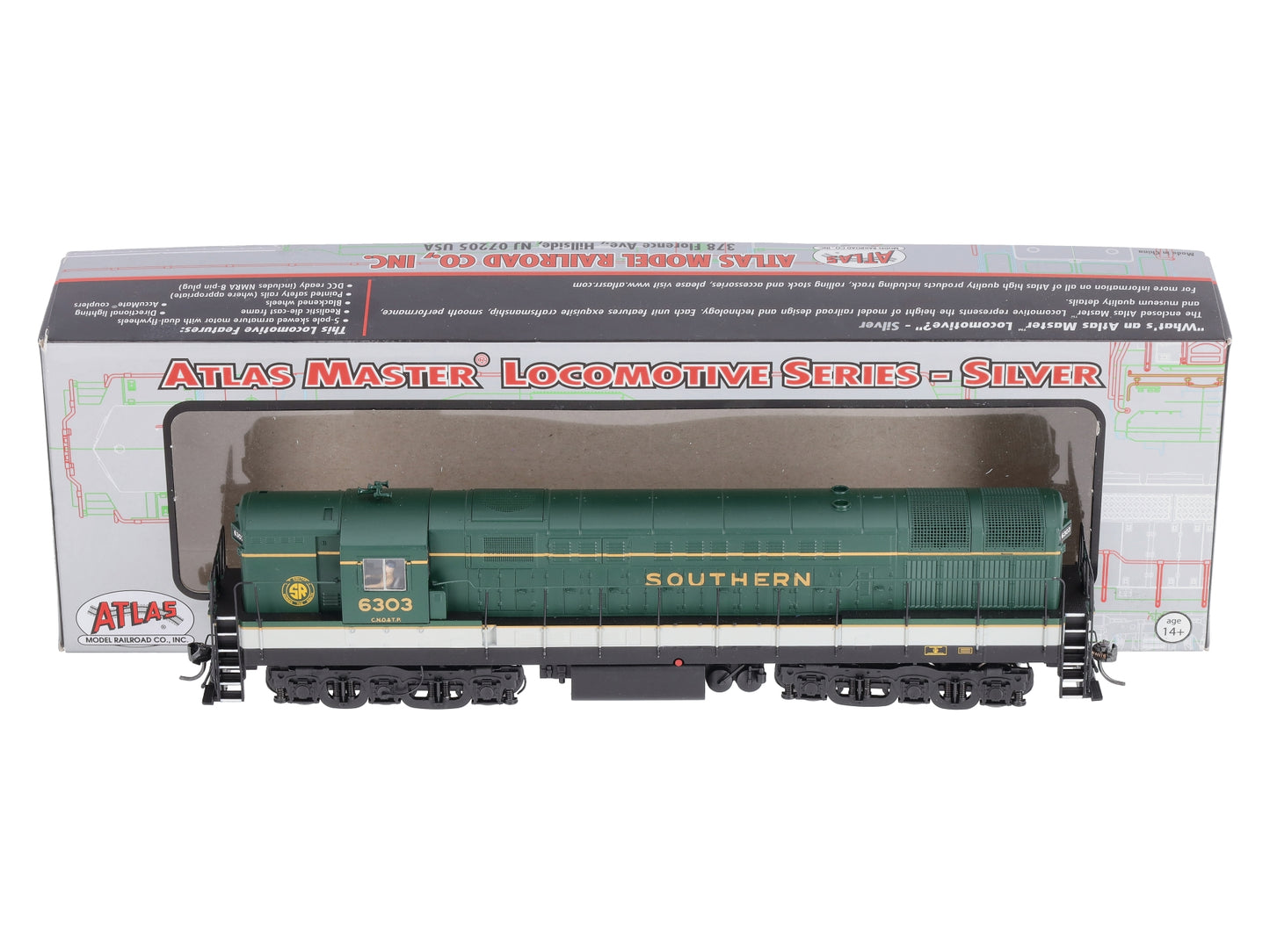 Atlas 10002231 HO Scale Southern Diesel Locomotive # 6303