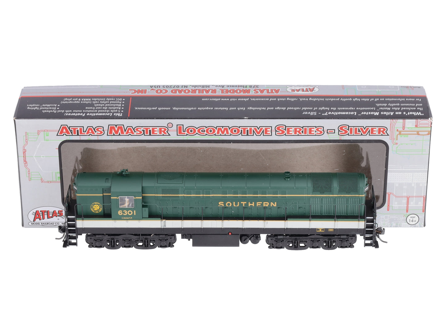 Atlas 10002230 HO Scale Southern Diesel Locomotive # 6301
