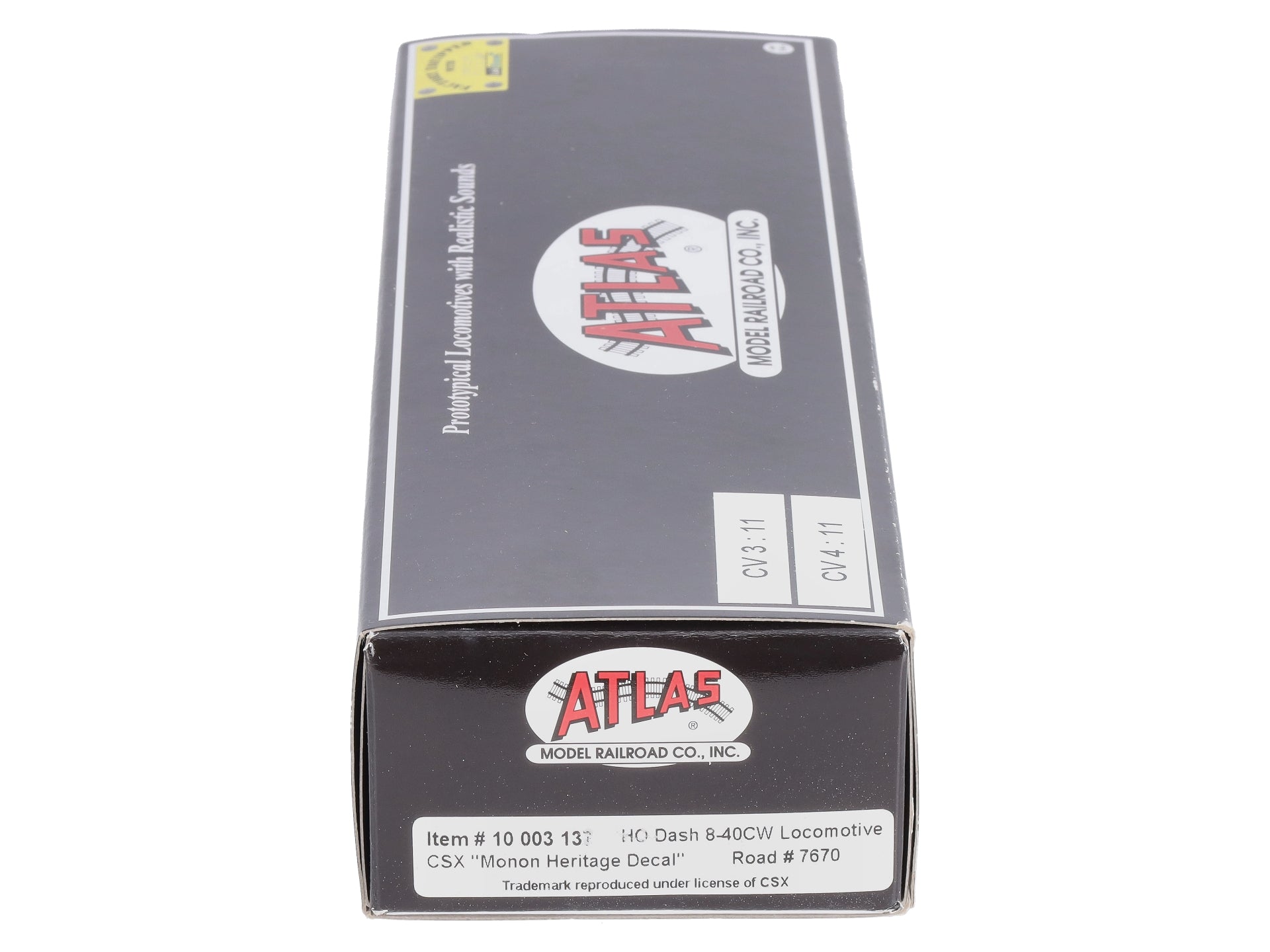 Atlas 10003137 HO CSX DASH 8-40CW Diesel Locomotive with ESU Sound #7670