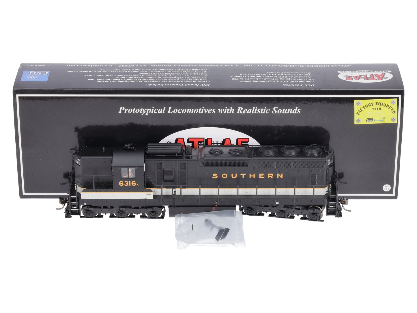 Atlas 10003759 HO SOU SD-24 High Nose Diesel Locomotive with Sound/DCC #6316K