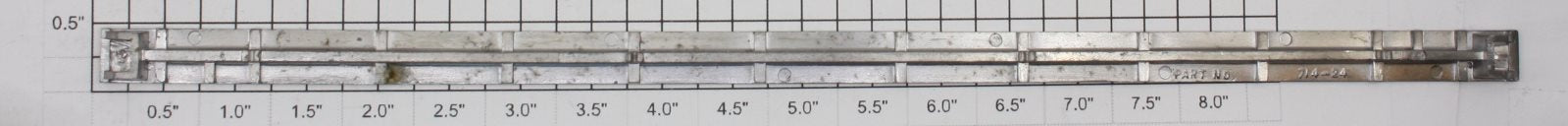 Lionel 714-24 Long Unpainted Boxcar Catwalk-Incomplete