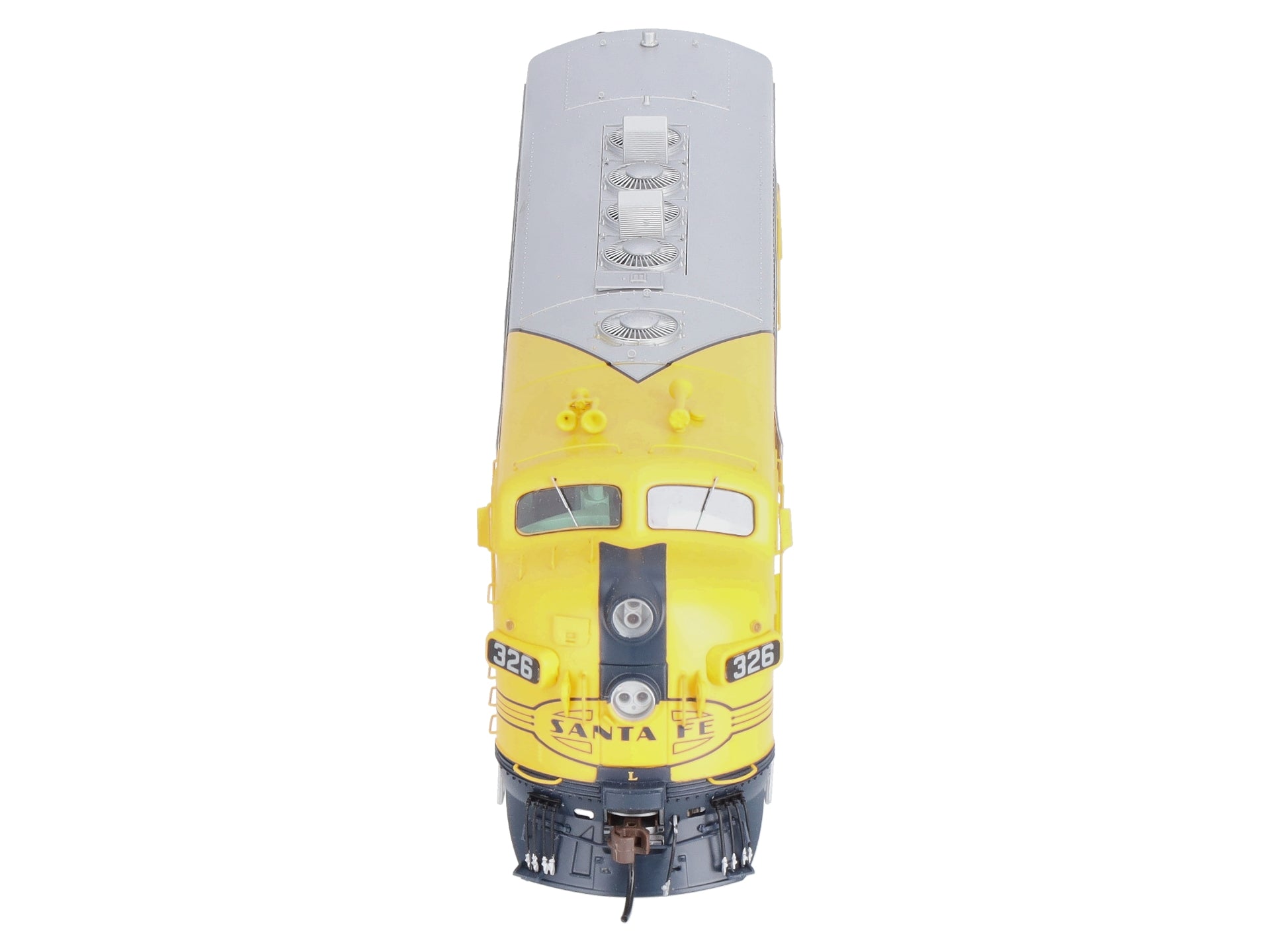 Athearn G19546 HO Scale Santa Fe/Dual Service F7A Diesel Locomotive w/DCC #326L