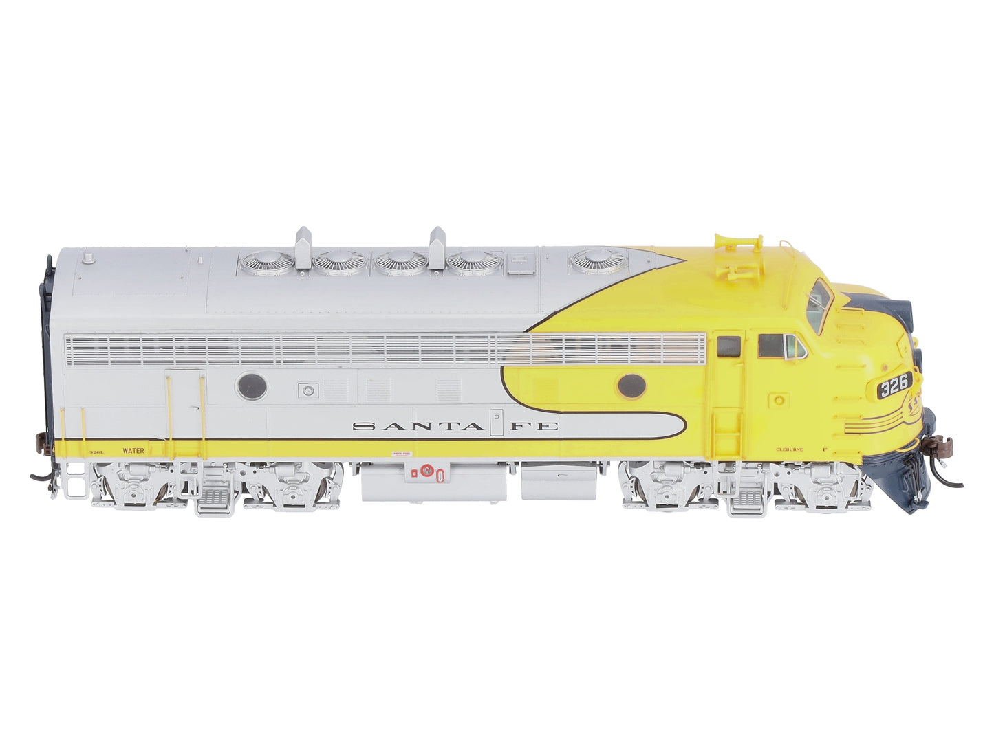 Athearn G19546 HO Scale Santa Fe/Dual Service F7A Diesel Locomotive w/DCC #326L
