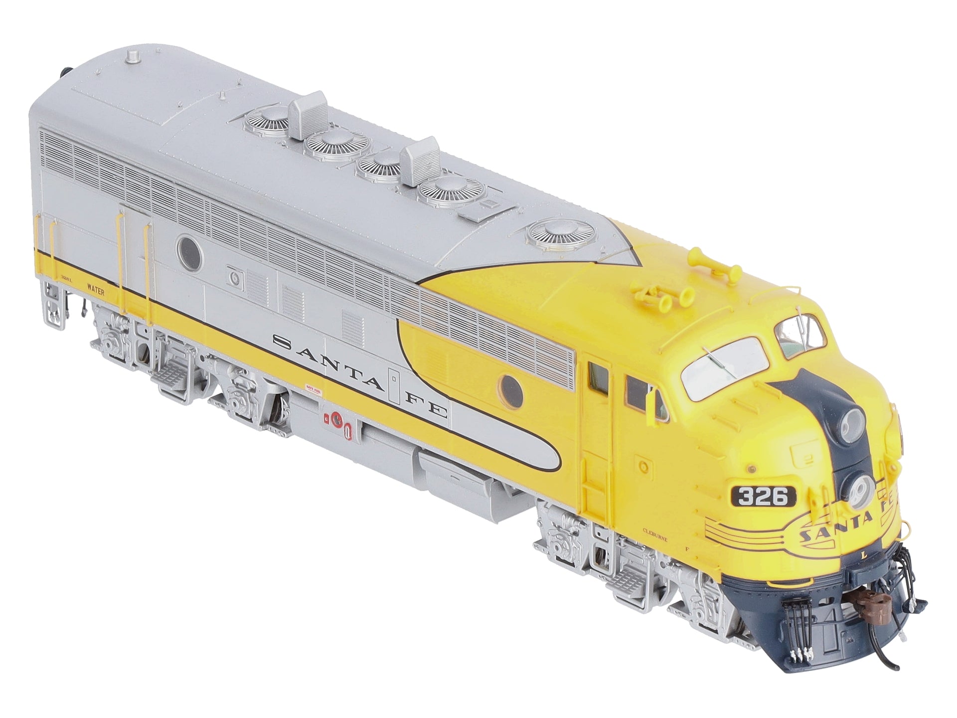 Athearn G19546 HO Scale Santa Fe/Dual Service F7A Diesel Locomotive w/DCC #326L