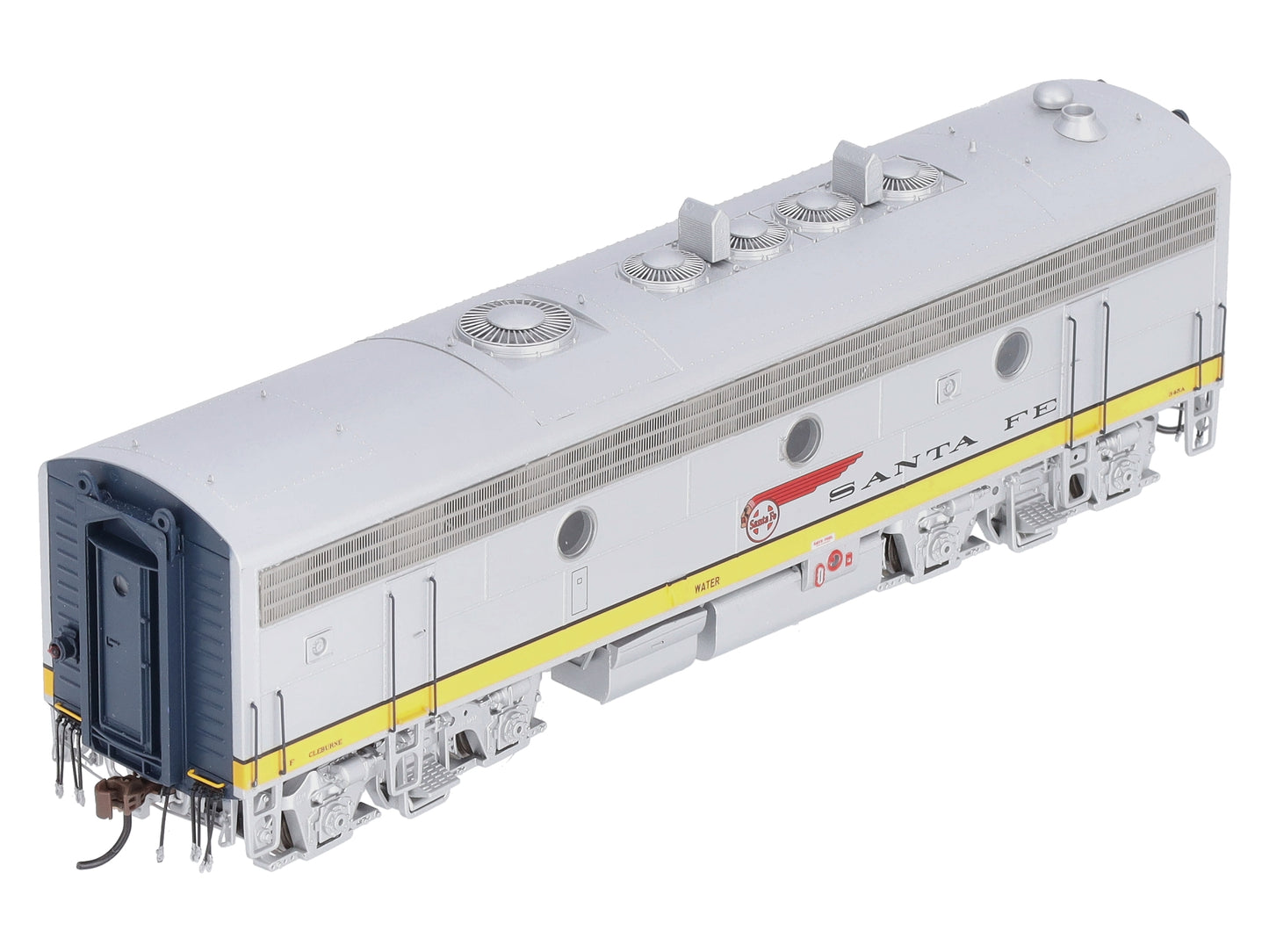 Athearn G19547 HO Scale Santa Fe/Dual Service F7B Diesel Locomotive w/DCC #345A
