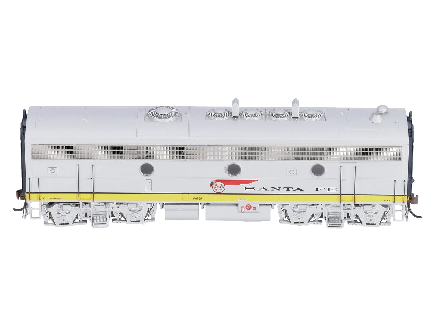 Athearn G19547 HO Scale Santa Fe/Dual Service F7B Diesel Locomotive w/DCC #345A