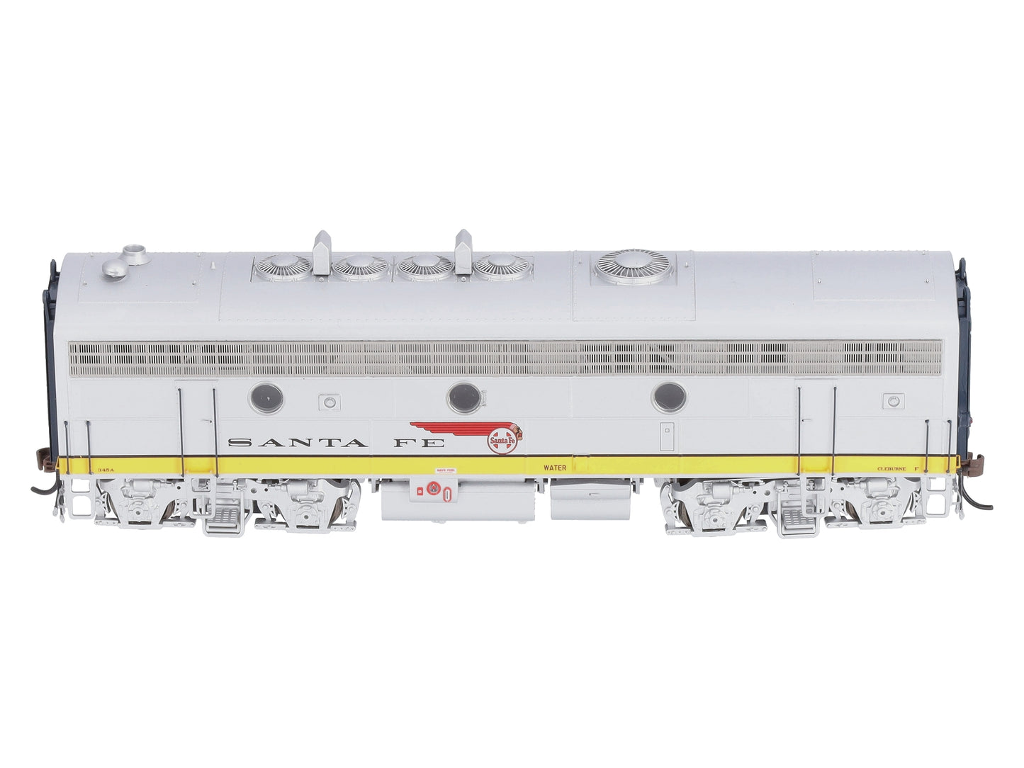 Athearn G19547 HO Scale Santa Fe/Dual Service F7B Diesel Locomotive w/DCC #345A