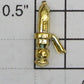 Lionel 8240-10 Plastic Gold Ornamental Whistle