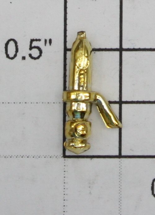 Lionel 8240-10 Plastic Gold Ornamental Whistle