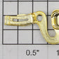 Lionel 8240-74 Right Hand Plastic Docksider Gold Linkage