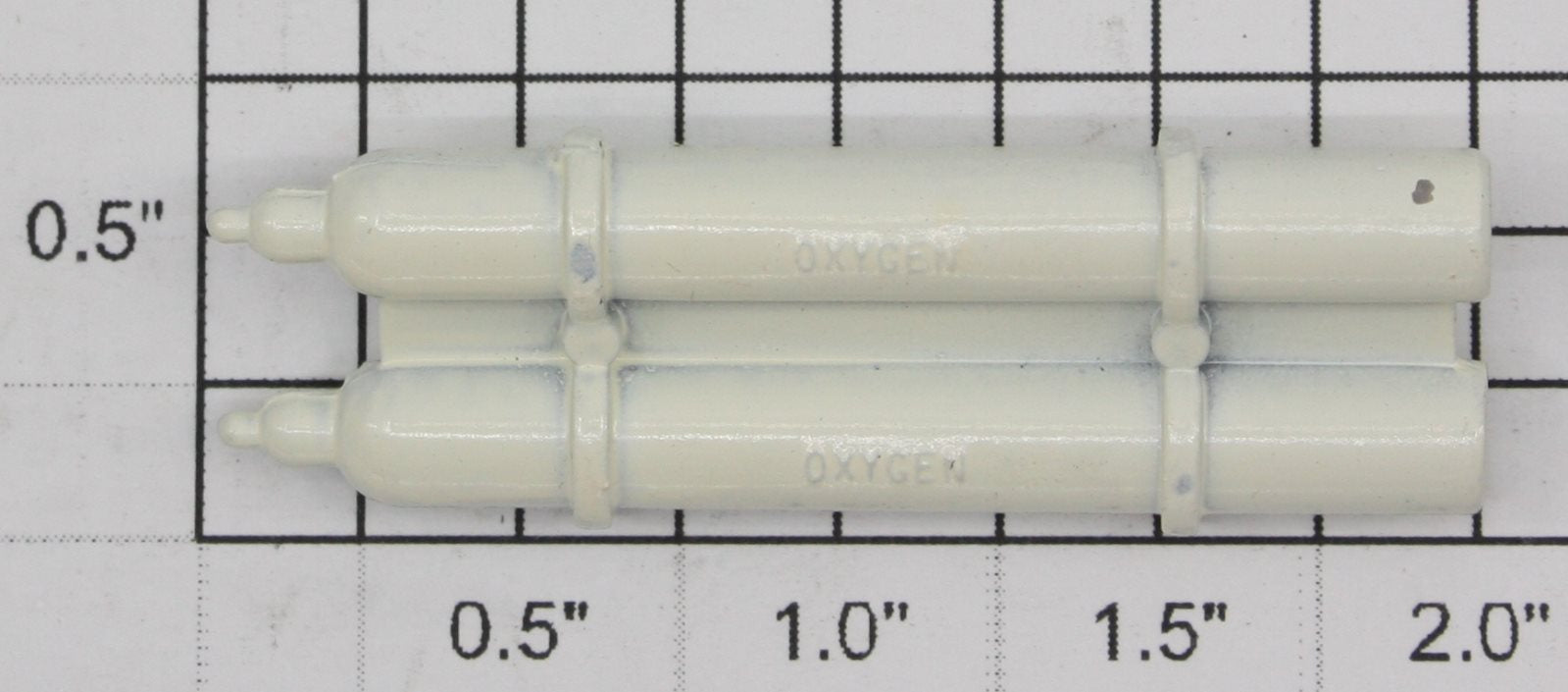 Lionel 6814-35 Die-Cast Repainted White Oxygen Tank