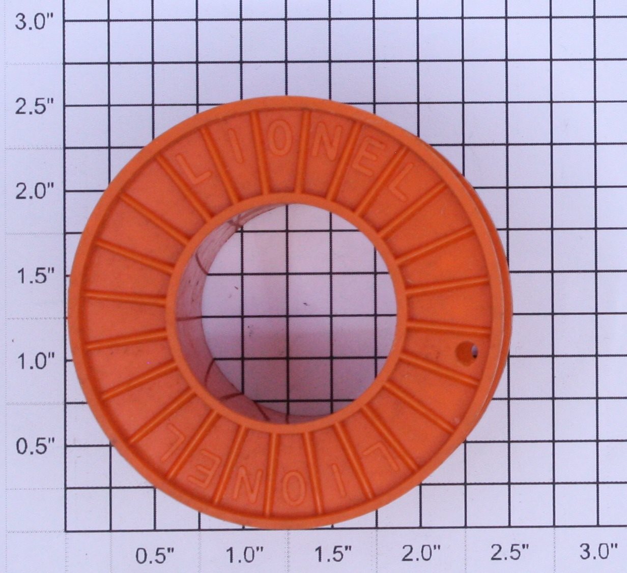 Lionel 6561-15 O Gauge Orange Cable Reel without Wire