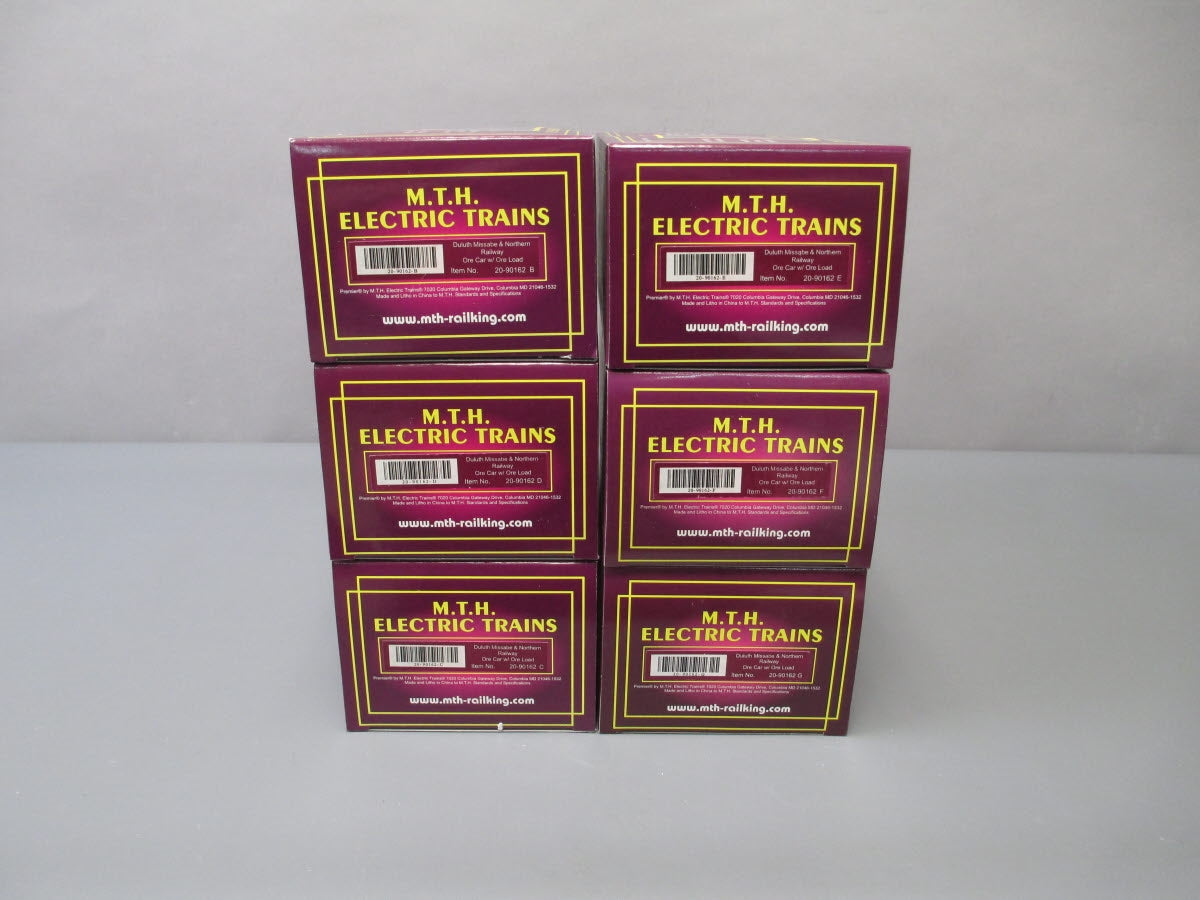 MTH 20-90162 O Duluth Missabe & Northern Premier Ore Car Set (Set of 6) NIB