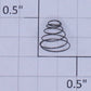 Lionel TCL-45 O Gauge Pickup Roller Conical Spring