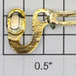 Lionel 8240-75 Left Hand Docksider Gold Linkage
