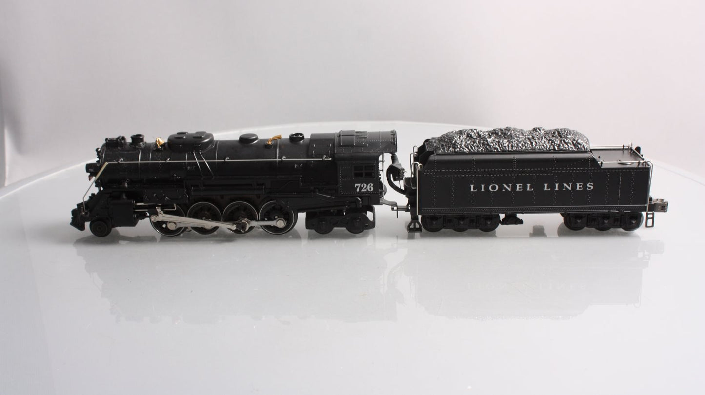 Lionel 6-18053 O Gauge Century Club Berkshire 2-8-4 Steam Loco & Tender #726 LN/Box