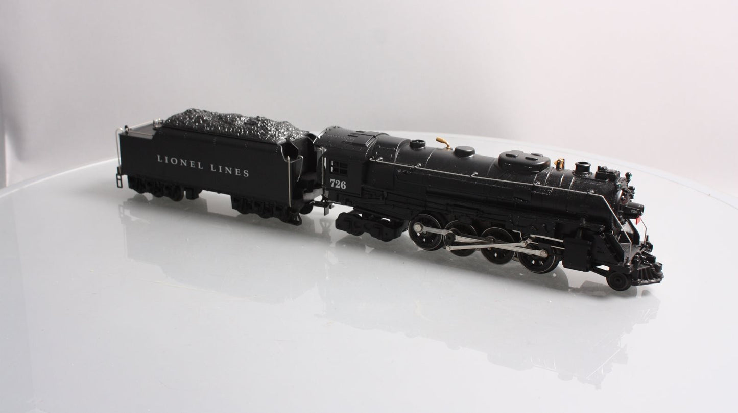 Lionel 6-18053 O Gauge Century Club Berkshire 2-8-4 Steam Loco & Tender #726 LN/Box