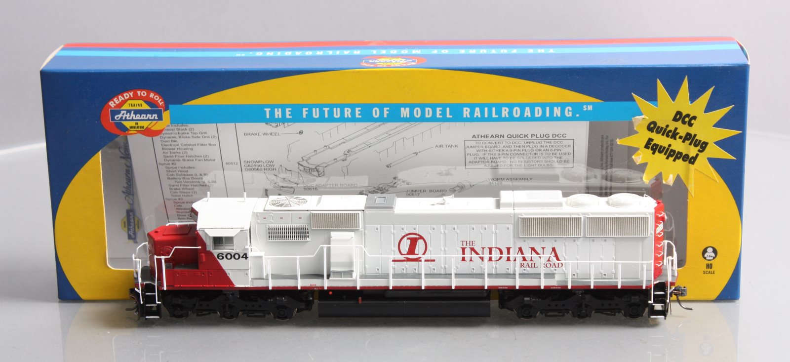 Athearn 78816 HO Indiana Railroad Ready to Run SD60 Diesel Locomotive #6004