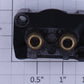 American Flyer XA9565A S Brush Plate Bracket Assembly - Coil Spring Brush Type