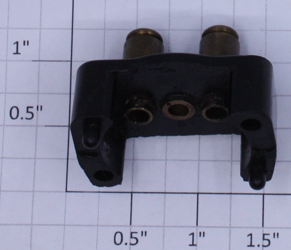 American Flyer XA9565A S Brush Plate Bracket Assembly - Coil Spring Brush Type