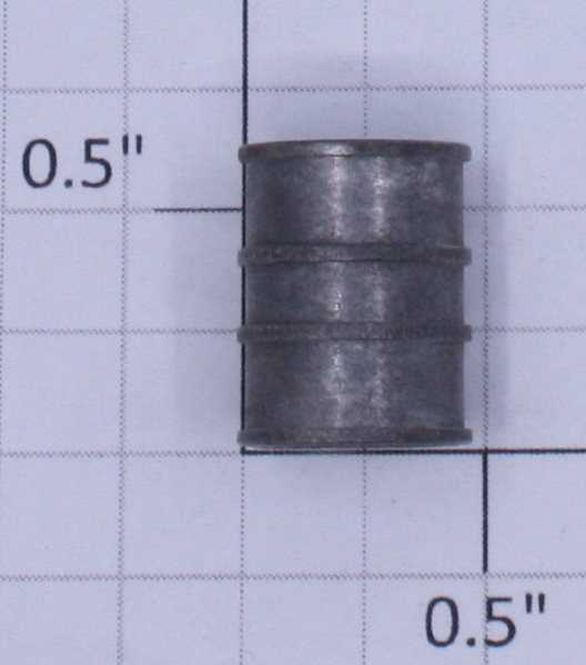 Lionel 455-23 O Gauge Aluminum Oil Drum with Ridged Top and Bottom