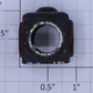 Lionel 210-10BRM Black Switch Lantern Hood Missing Rims