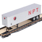 Lionel 6-84871 O Northern Pacific 50' Flatcar PS-4 with 40' Trailer #65126