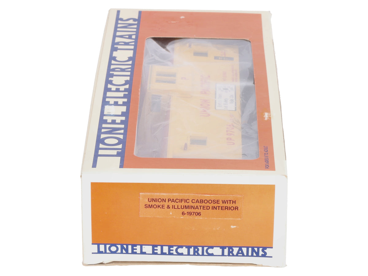 Lionel 6-19706 O Union Pacific Extended Vision Smoking Illuminated Caboose #9706 LN/Box