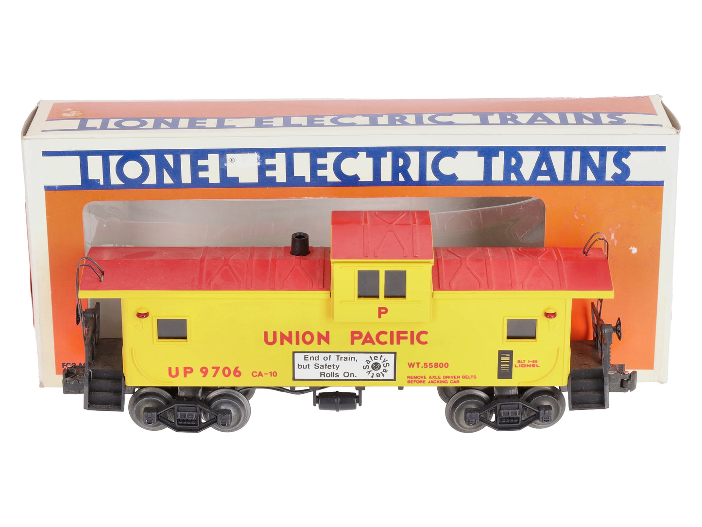 Lionel 6-19706 O Union Pacific Extended Vision Smoking Illuminated Caboose #9706 LN/Box