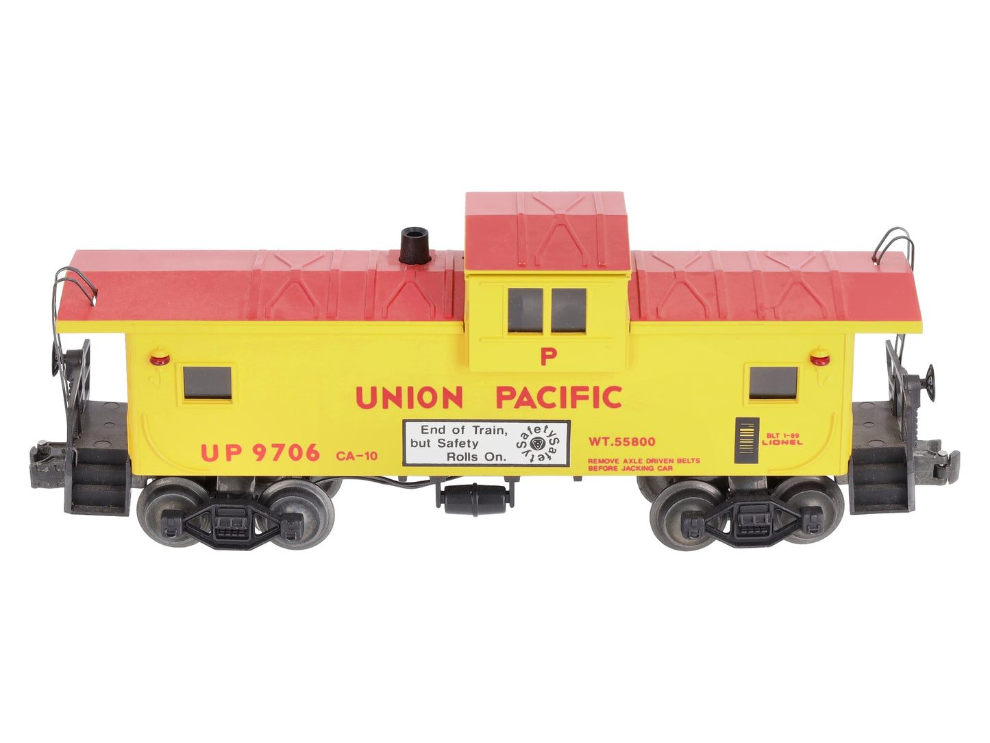 Lionel 6-19706 O Union Pacific Extended Vision Smoking Illuminated Caboose #9706 LN/Box