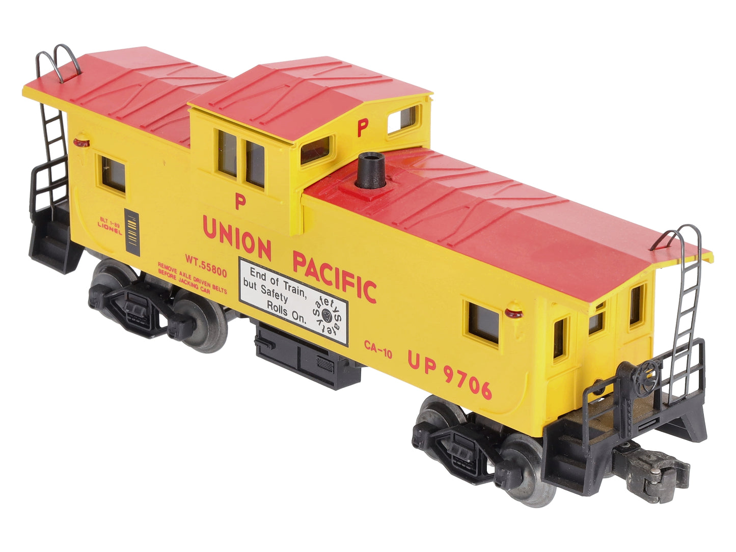 Lionel 6-19706 O Union Pacific Extended Vision Smoking Illuminated Caboose #9706 LN/Box