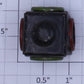 Lionel 210-10BR Black Switch Lantern Hood With Rims only