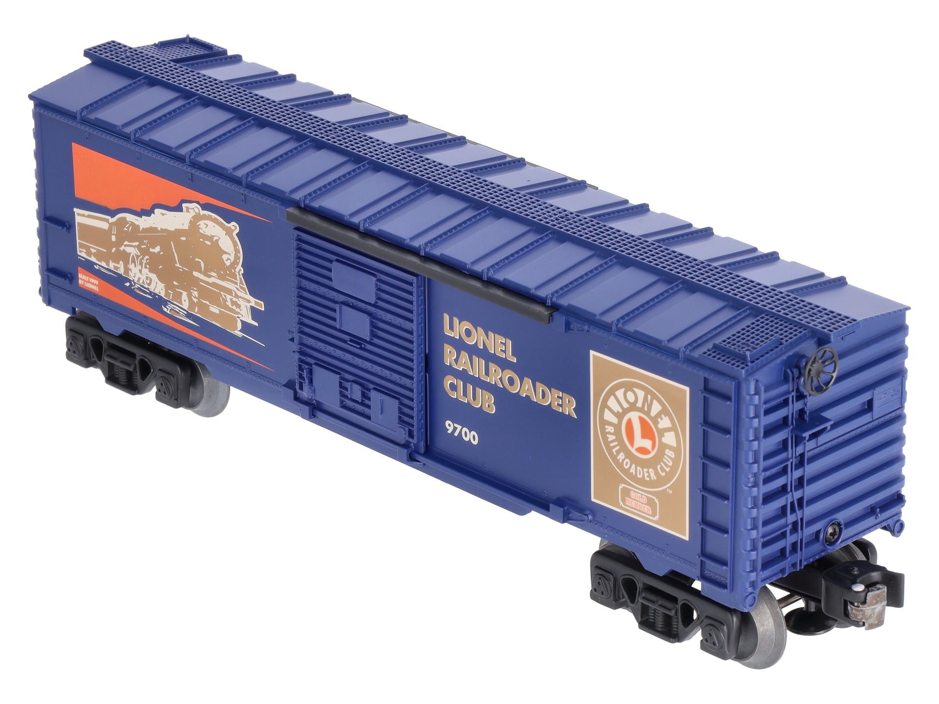 Lionel 6-19978 Lionel RR Club LRRC Gold Member Boxcar and Buttons LN/Box