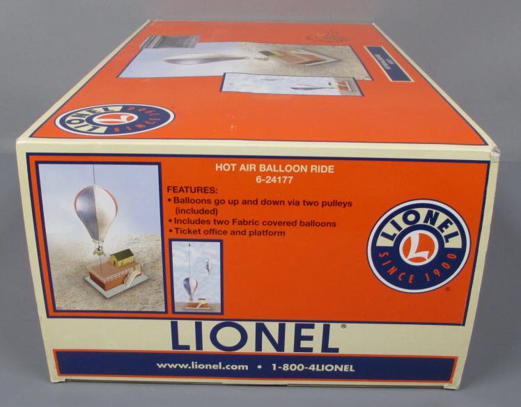 Lionel 6-24177 O Gauge Hot Air Balloon Ride LN/Box