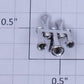 Lionel 1776-13 Ornamental Chrome 5-Trumpet Horn
