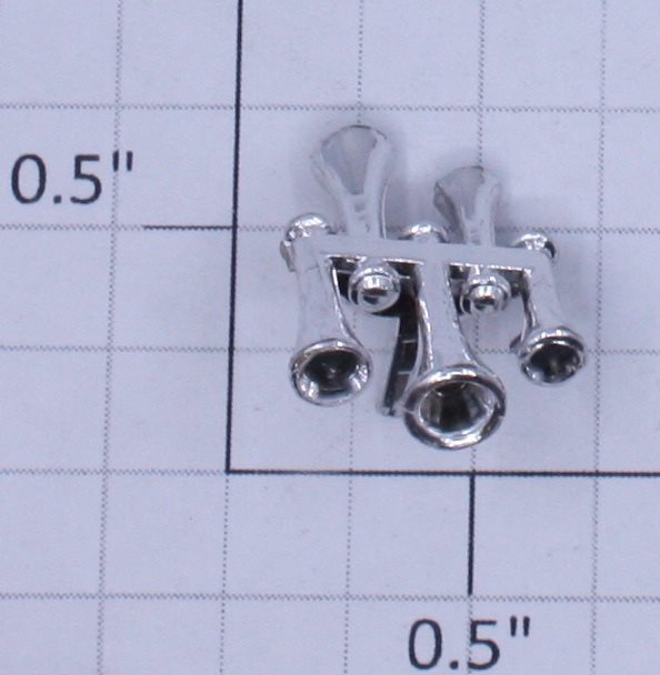 Lionel 1776-13 Ornamental Chrome 5-Trumpet Horn