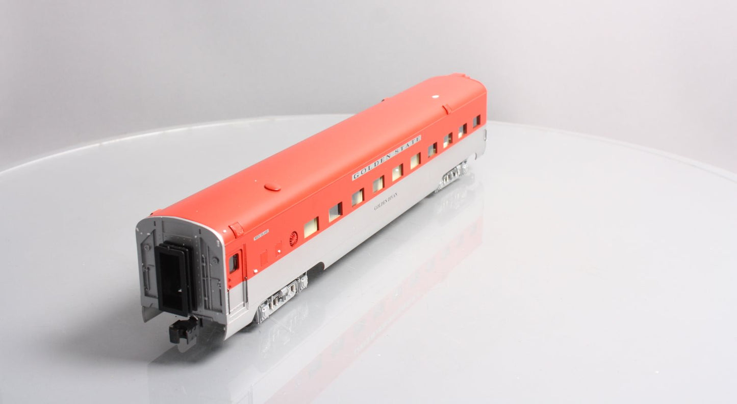 K-Line K4632-0479 O Rock Island "Golden Divan" 18" Aluminum Observation Car LN/Box