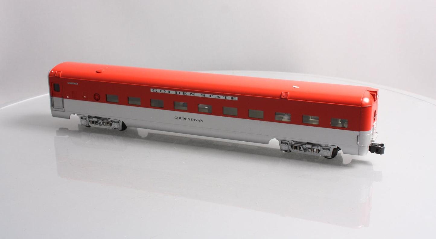 K-Line K4632-0479 O Rock Island "Golden Divan" 18" Aluminum Observation Car LN/Box