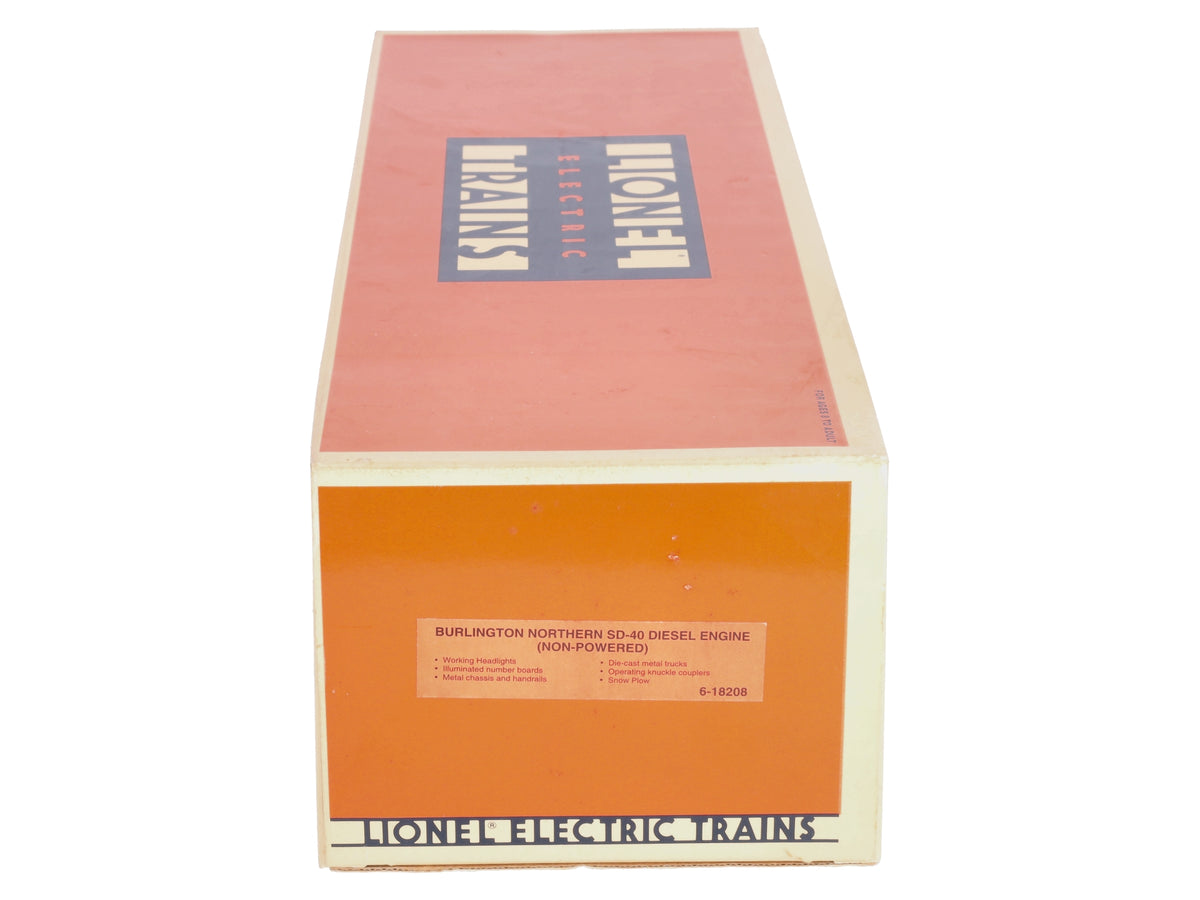 Lionel 6-18208 O Gauge Burlington Northern SD-40 Dummy Diesel Locomotive #8586 NIB