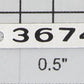 Lionel 3674-1 "3674" Name Plate with Holes-No Adhesive