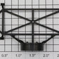 Lionel 3540-3 Black Radar Screen Holder Bracket