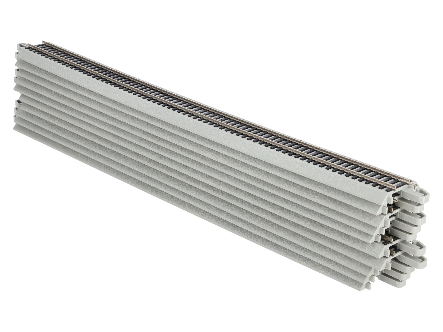 Bachmann 44588 HO Nickel Silver 18" Straight E-Z Track Sections (10) LN