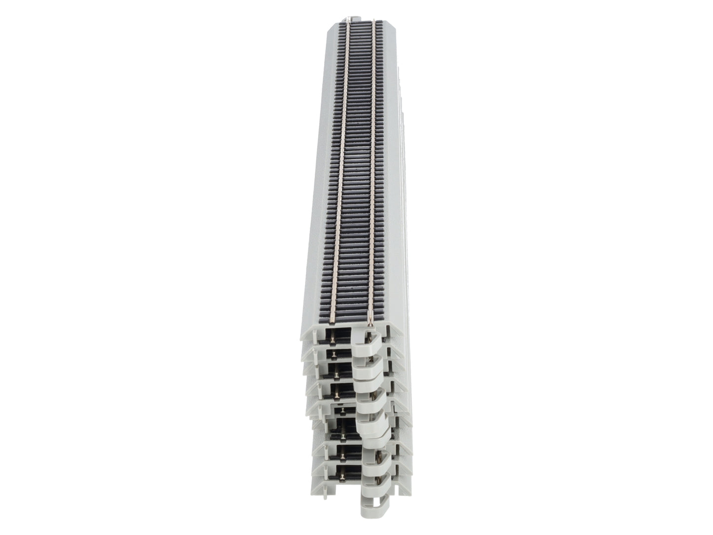 Bachmann 44588 HO Nickel Silver 18" Straight E-Z Track Sections (10) LN