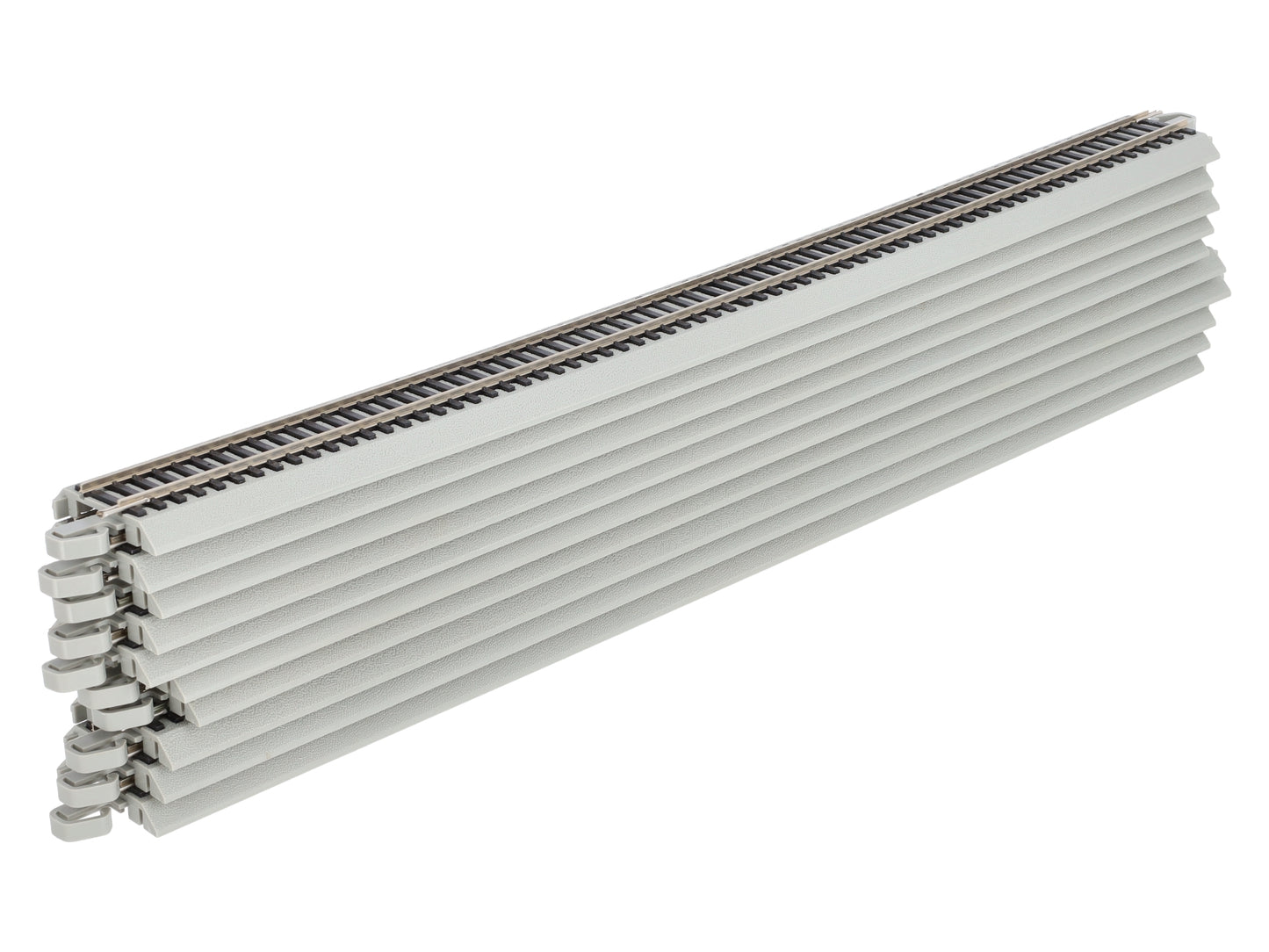Bachmann 44588 HO Nickel Silver 18" Straight E-Z Track Sections (10) LN