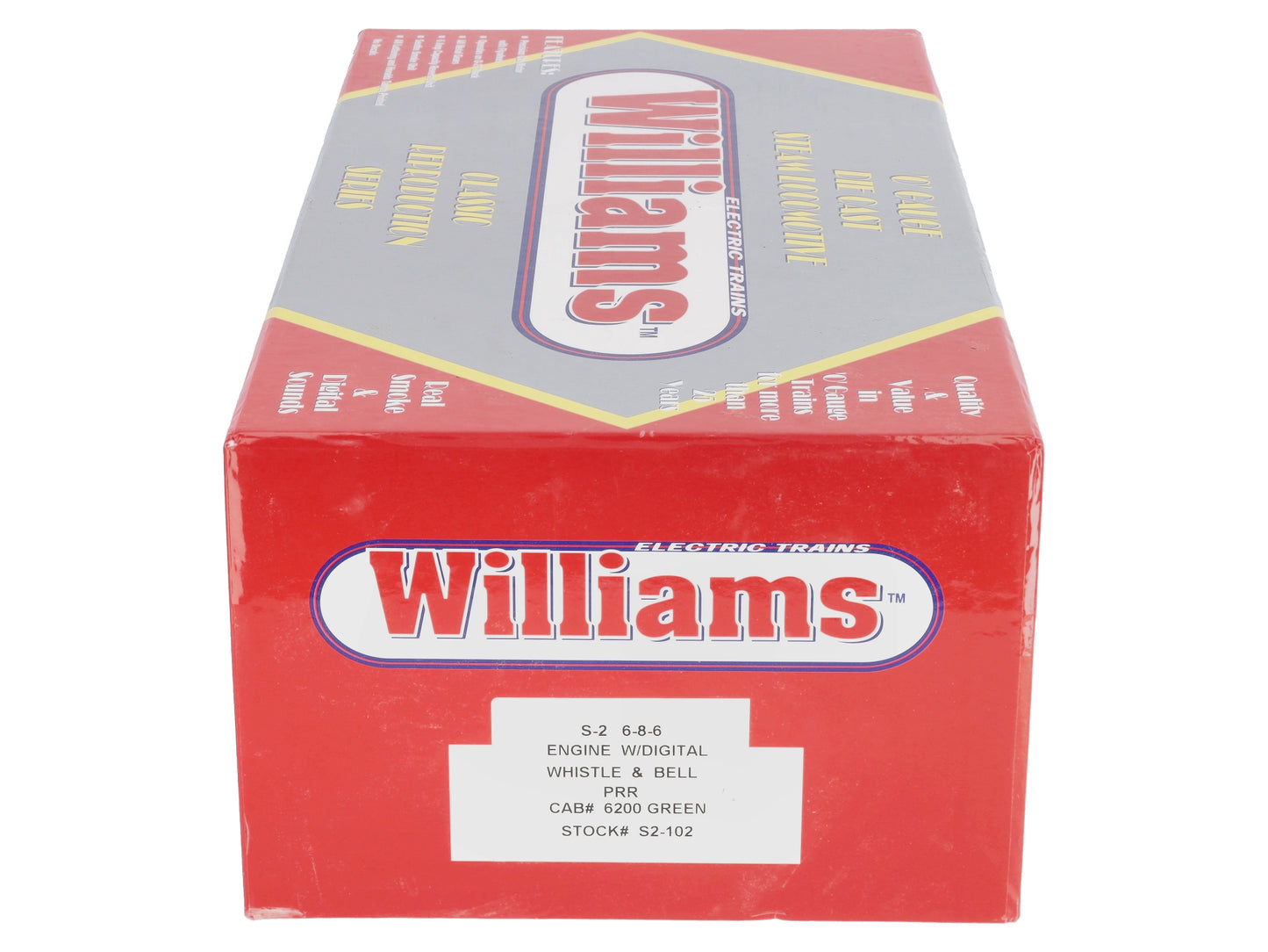 Williams 40401 O Gauge PRR 6-8-6 S-2 Turbine Steam Locomotive & Tender #6200