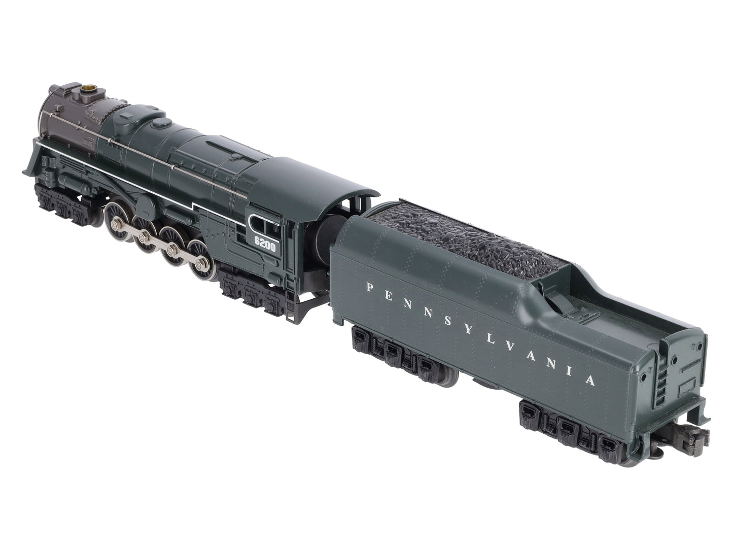 Williams 40401 O Gauge PRR 6-8-6 S-2 Turbine Steam Locomotive & Tender #6200