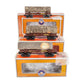 Lionel 6-19496 O West Side Lumber Skeleton Log Car (Set of 3) LN/Box