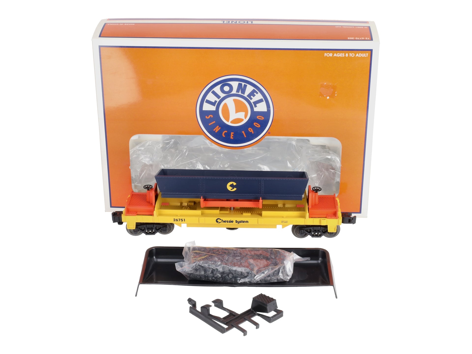 Lionel 6-26751 O Gauge Chessie System Operating Coal Dump Car LN/Box