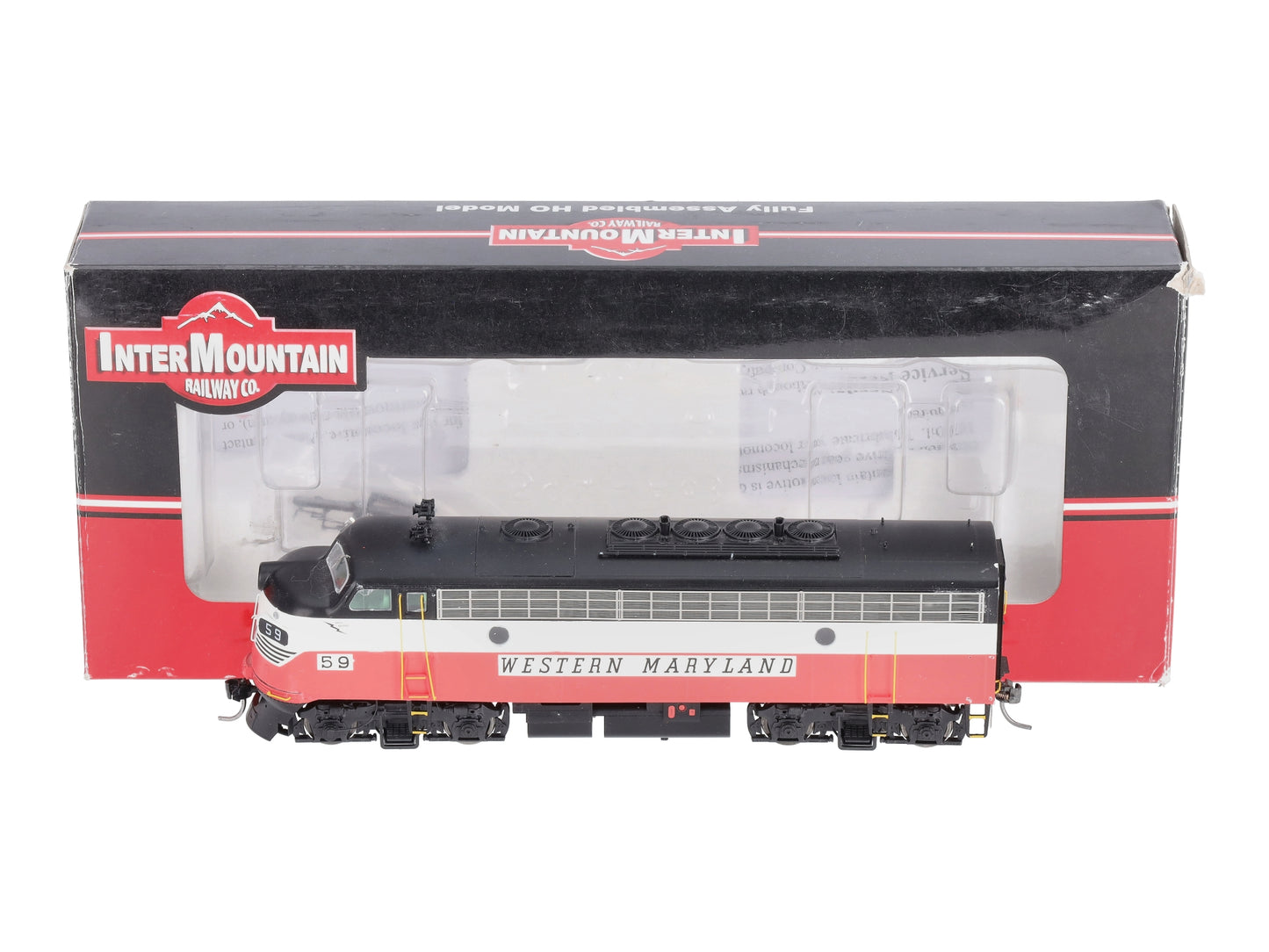 InterMountain 49094S HO Western Maryland EMD F7A Diesel Engine with Sound & DCC